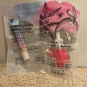 Bolero Beverly Hills bundle jelly face mask, night time vitamin C booster
